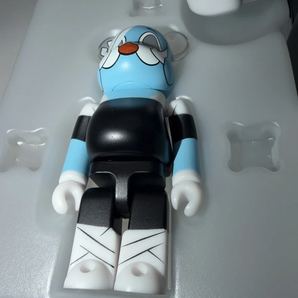 MEDICOM TOY BE@RBRICK Aruta Soup Mordern Art Graffiti 100％‎ & 400％ Open Box